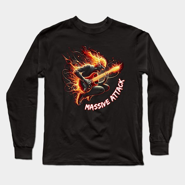 Massive Attack Long Sleeve T-Shirt by unn4med